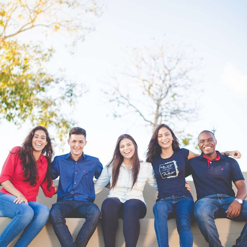 Diverse group of people from different cultures interacting
